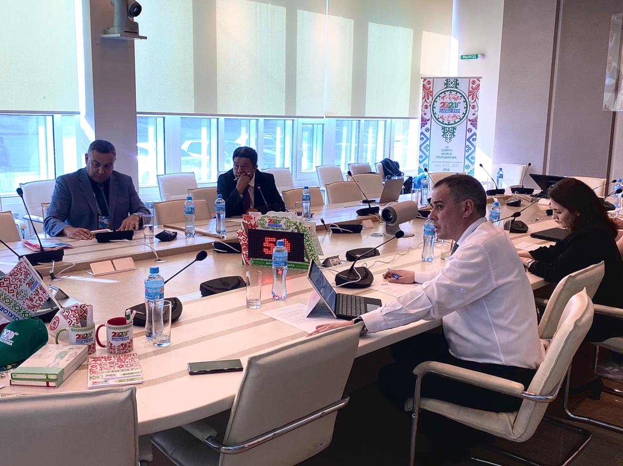 CIOFF® Folkloriada Committee had a meeting at the Bashkortostan Folkloriada Office
